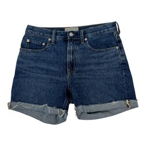 Everlane The Denim Shorts Medium Wash Relaxed Fit Women's SZ 26 New
